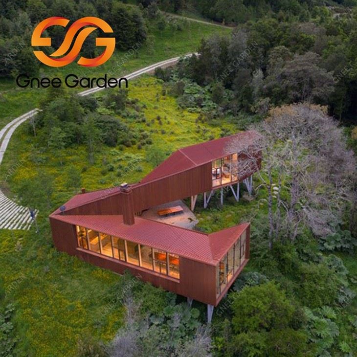 corten steel wall cladding design