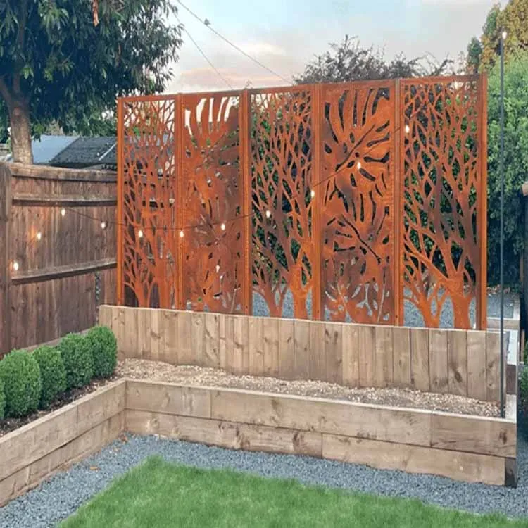 Skrin Pembahagian Corten Artistik