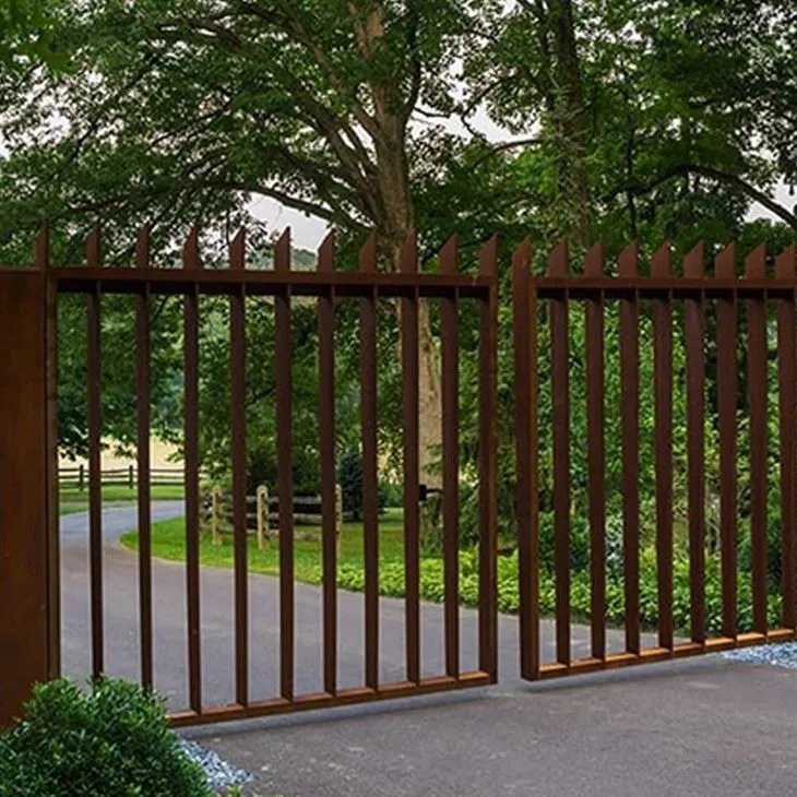 Corten Steel Fencing
