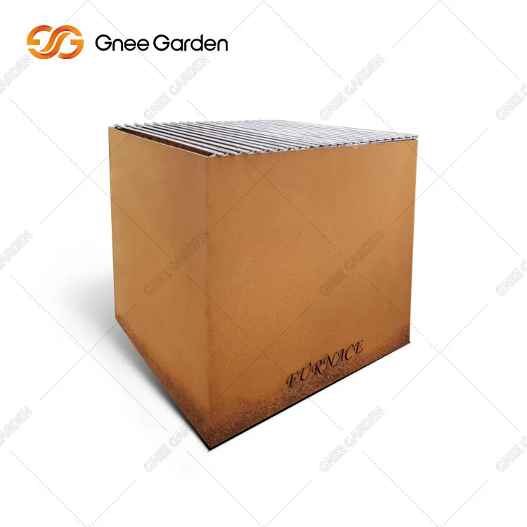 Corten Modern Design Steel Fire Pit Untuk Belakang Rumah