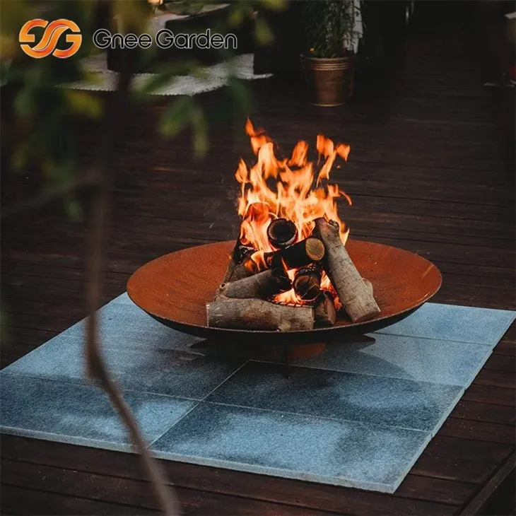 Corten Outdoor Fire Bowl Family Mesra