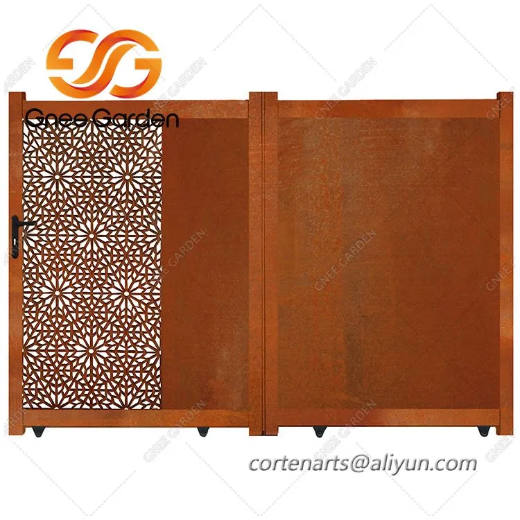 Pintu Halaman Keluli Corten