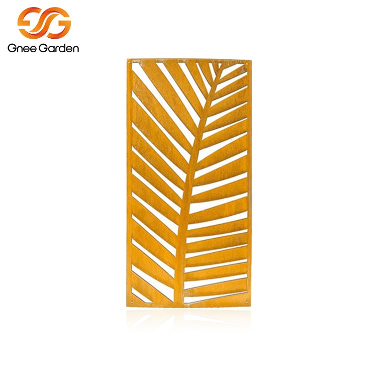 Skrin Privasi Taman Keluli Corten