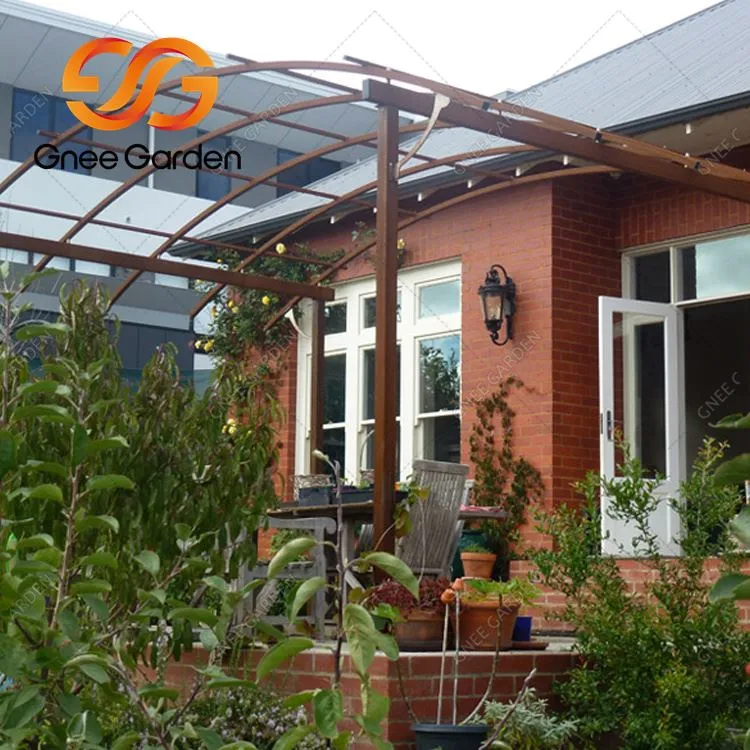 Gazebo Taman Logam Corten Steel