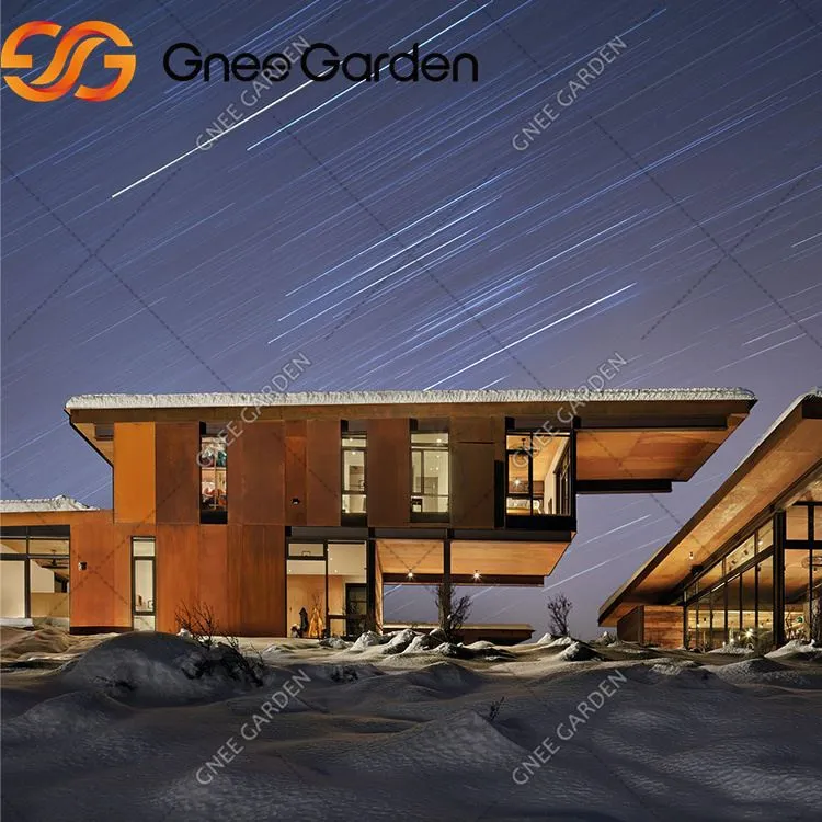 Seni dinding logam keluli corten