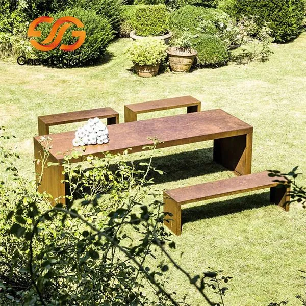 Corten Steel Street Dan Perabot Taman