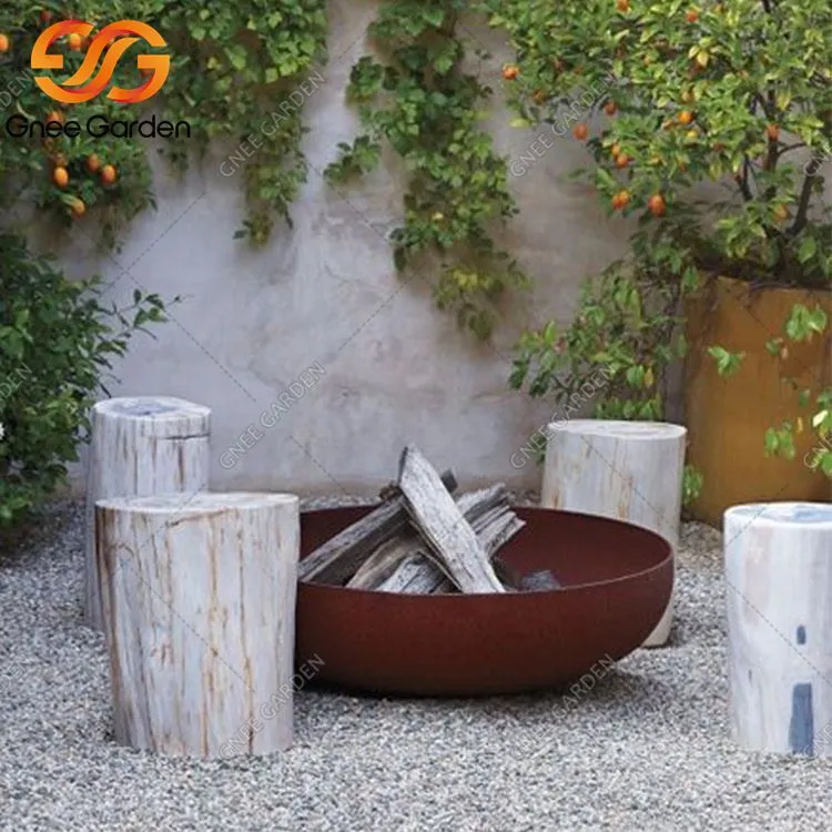 Pembakaran Kayu Keluli Corten