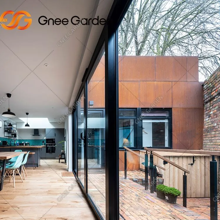 Panel logam dinding Corten hiasan