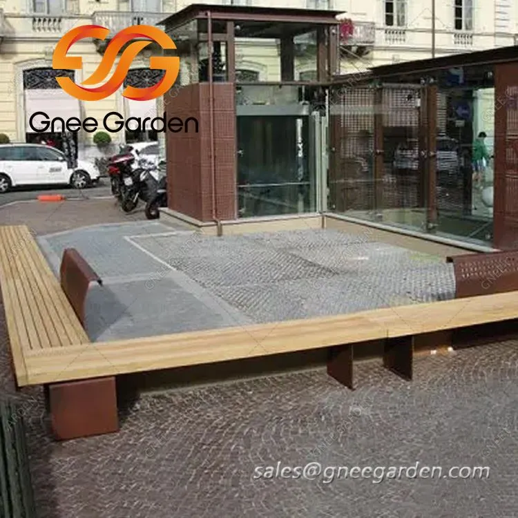 Perabot Luaran Corten Steel Saiz Tersuai