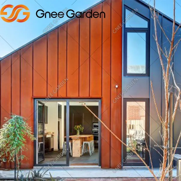 Dinding Tirai Keluli Corten Hiasan