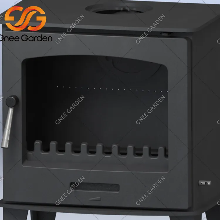 Dapur Membakar Kayu Berdiri Bebas Dengan Cerobong