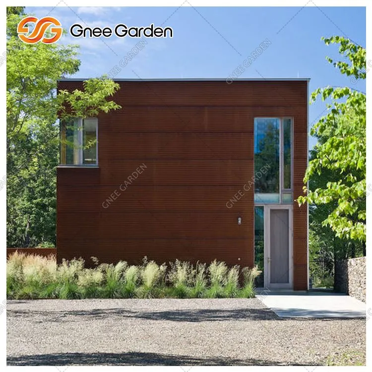 Panel dinding dalaman bangunan logam Corten