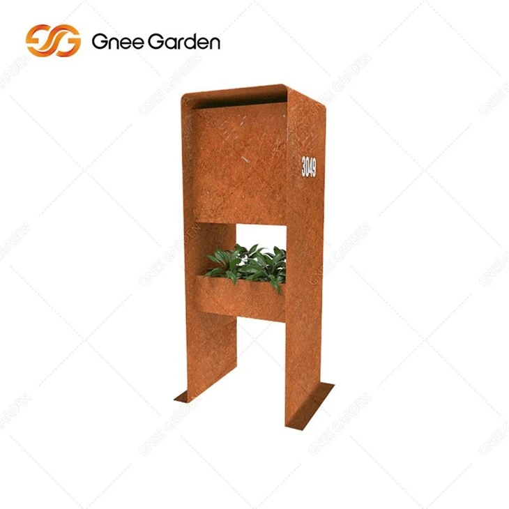 steel letterbox