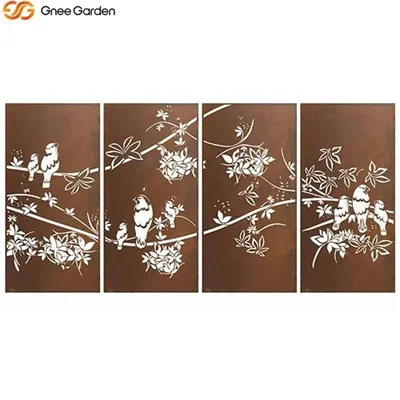 Skrin Corten Steel - Tahan Lama & Bergaya Untuk Privasi