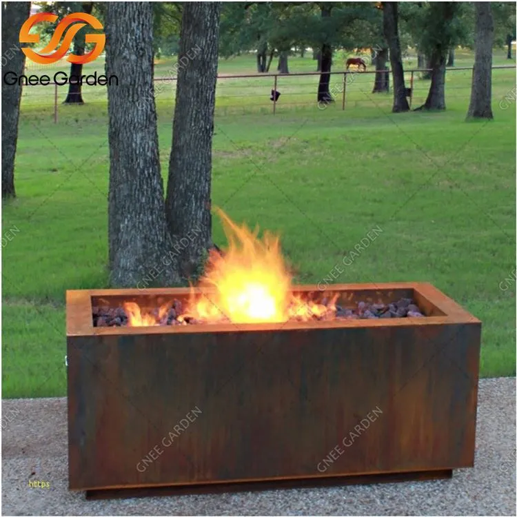 FirePit Gas Corten Luaran