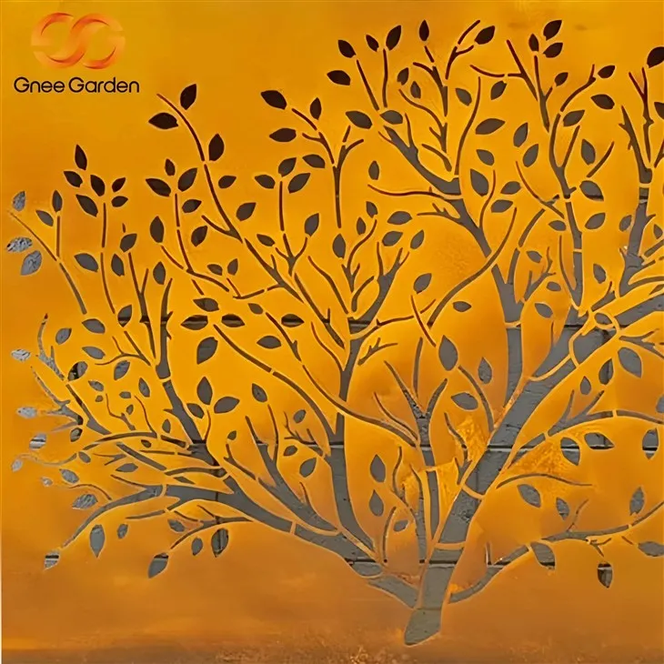 Skrin keluli corten laser untuk teras