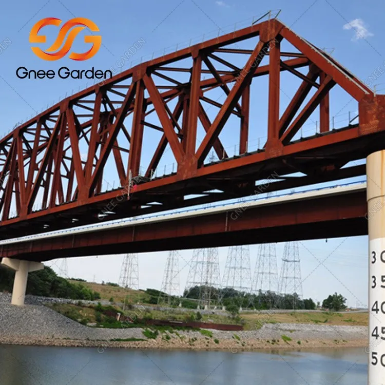 Corten Steel pedestrian bridge construction Corten Steel pedestrian bridge construction
