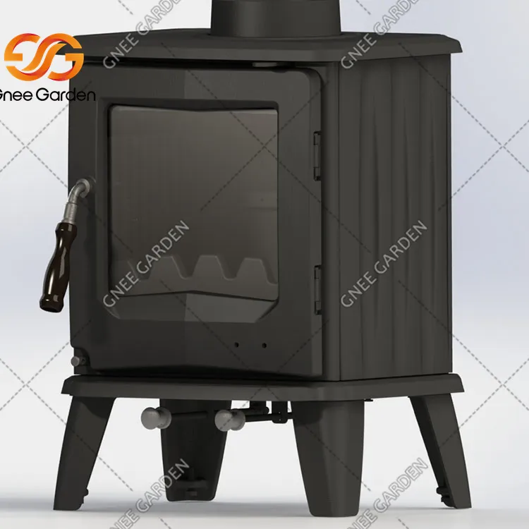 Dapur Pembakaran Kayu Pendiangan Dapur Besi Tuang Isi Rumah